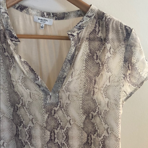 Snakeskin Blouse - Picture 2 of 3